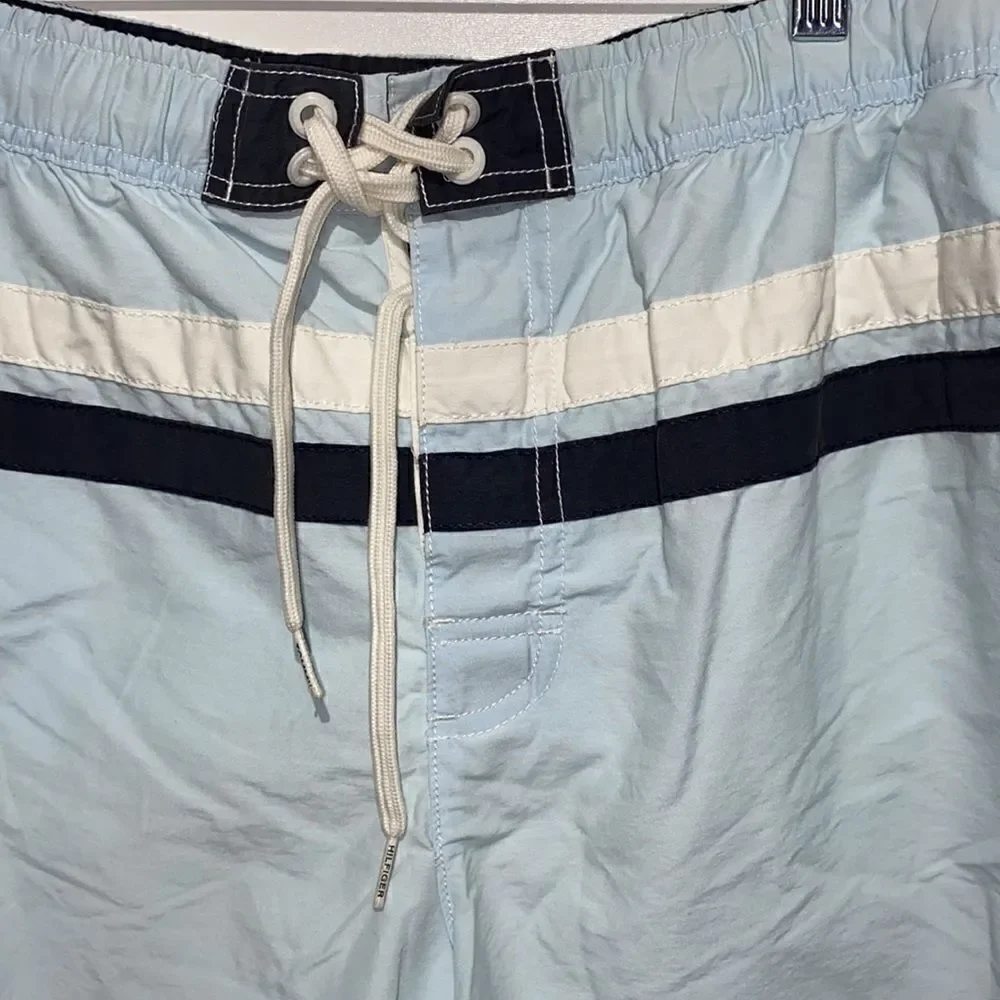 Tommy Hilfiger Men's Built-In Mesh‎ Brief Swimwear Boardshorts Blue XL